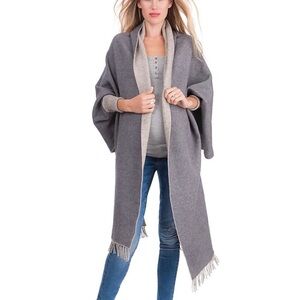 Seraphine Two-Tone Luxury Maternity & Nursing Shawl Wrap